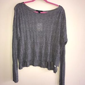 Forever 21 Grey Top